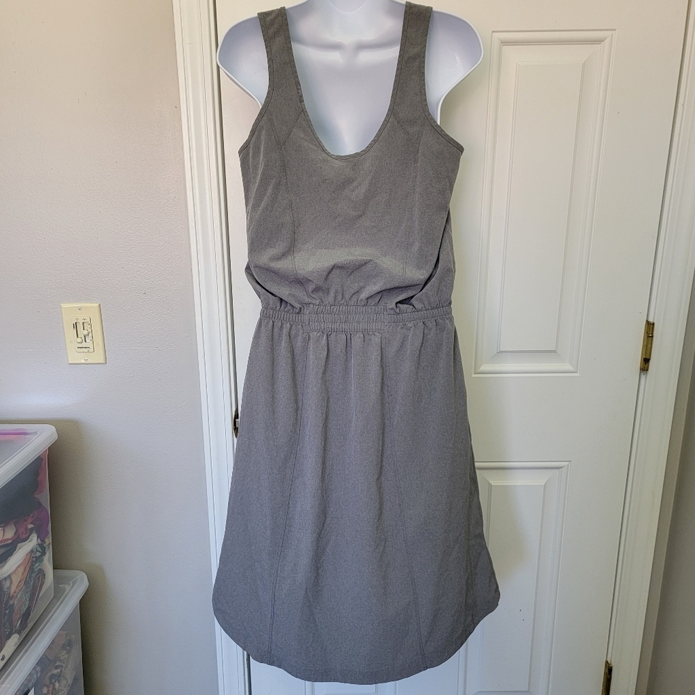 The North Face Dress Gray Stretchy Sleeveless Elastic Waist Pockets Travel 6 - Picture 6 of 13